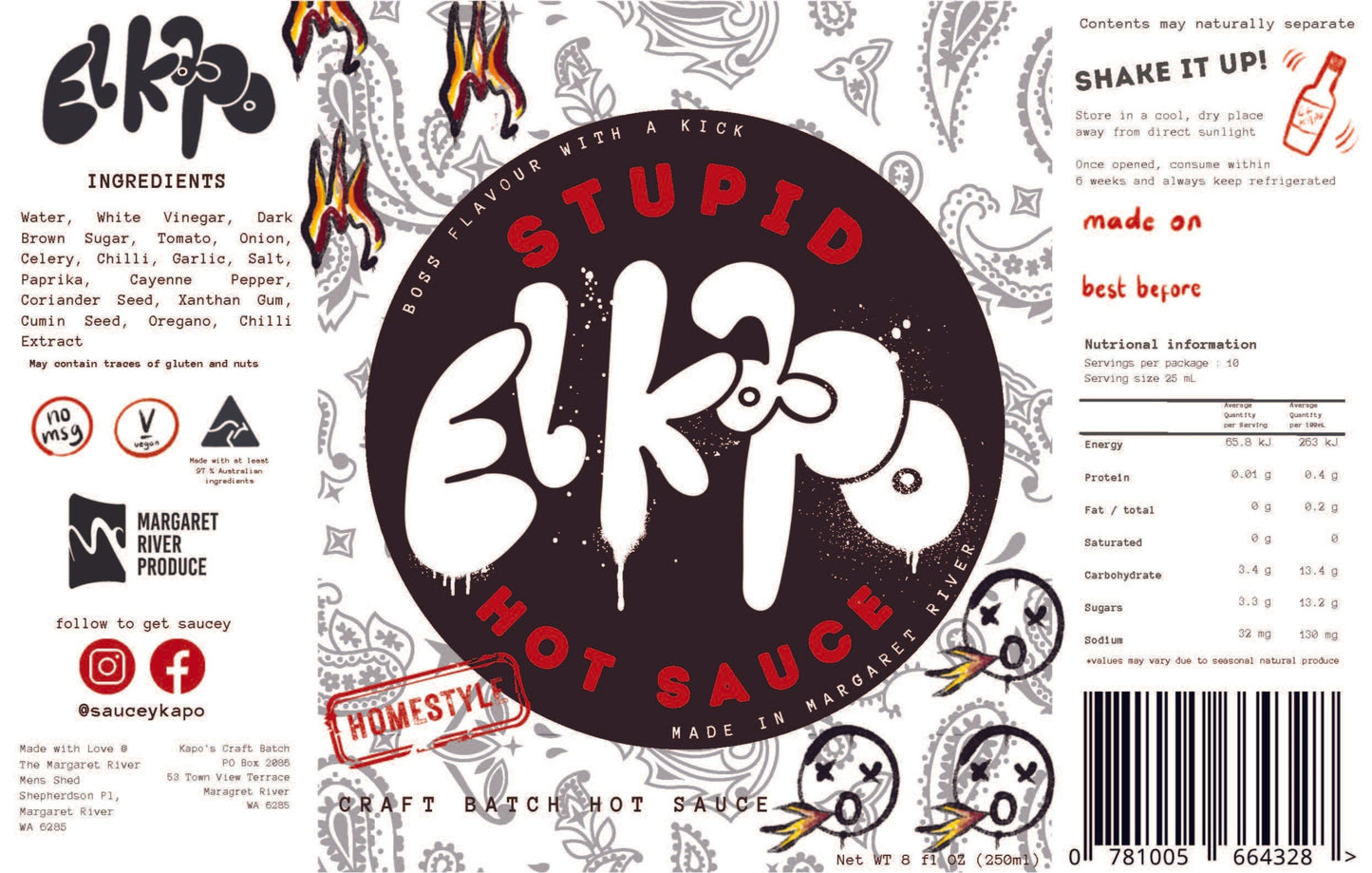 El Kapo Stupid Hot Sauce